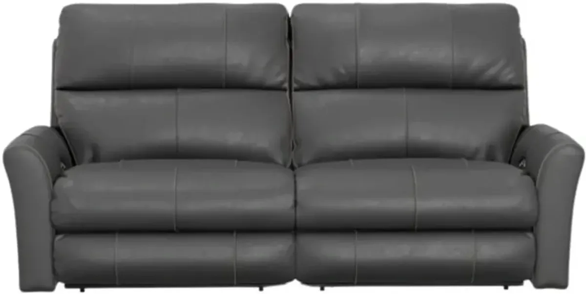 iAmerica Clyde Anthracite Power Reclining Sofa with Zero Gravity