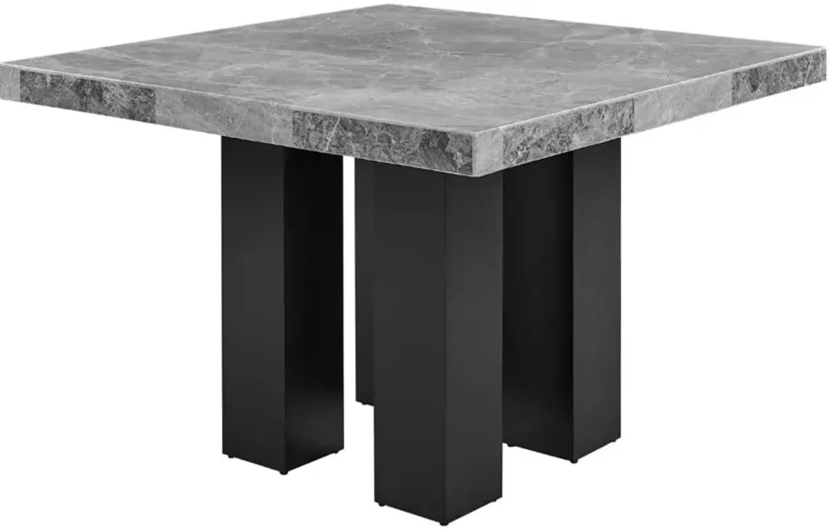 Steve Silver Co. Camila Gray Dining Table with Black Base