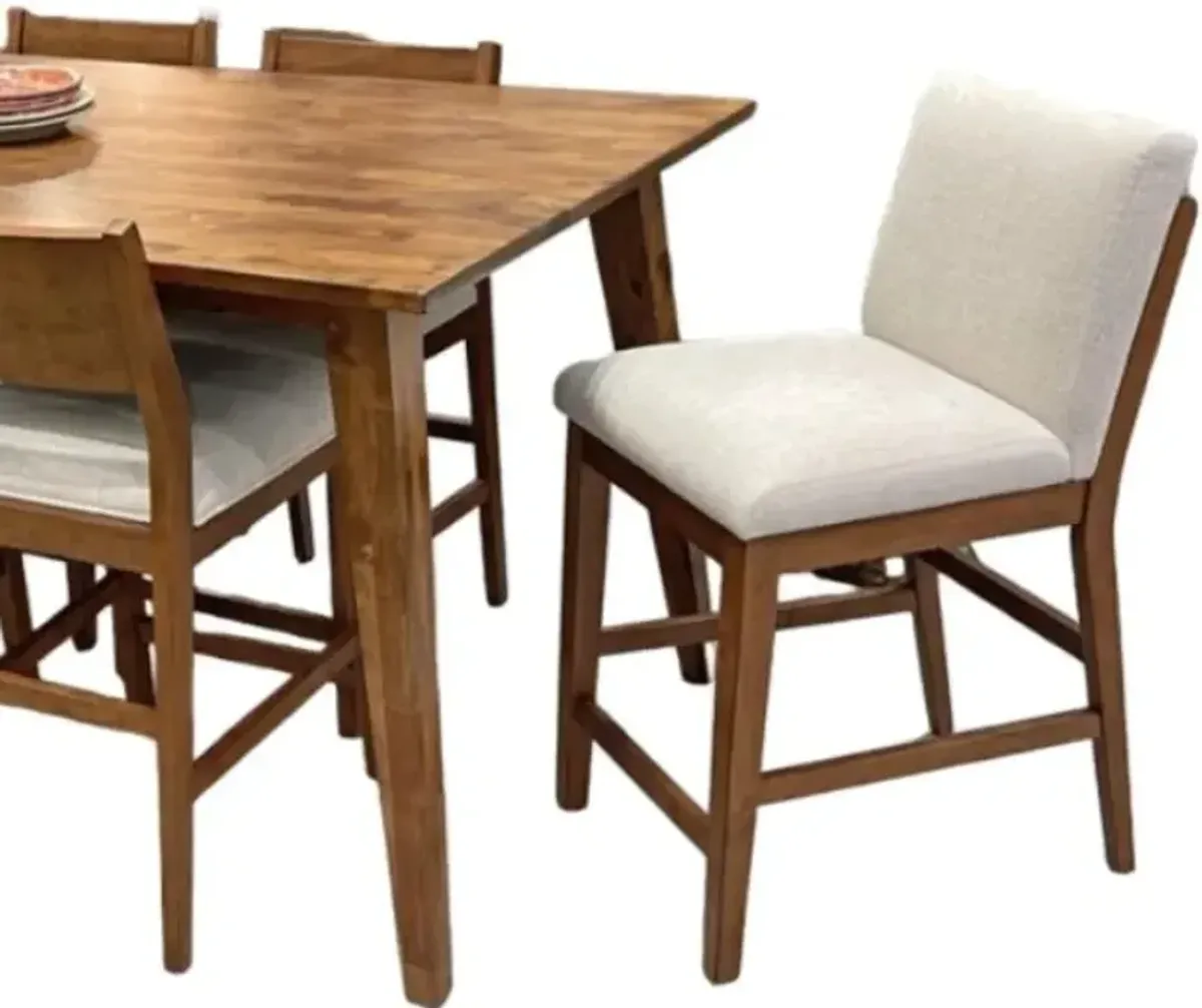 Steve Silver Co. Canton 7-Piece Brown Counter Height Dining Set