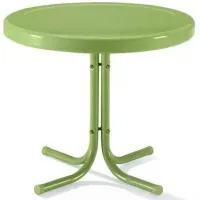 Crosley Furniture® Griffith Pastel Green Satin Outdoor Metal Side Table