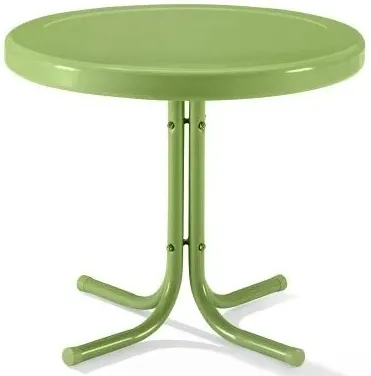 Crosley Furniture® Griffith Pastel Green Satin Outdoor Metal Side Table