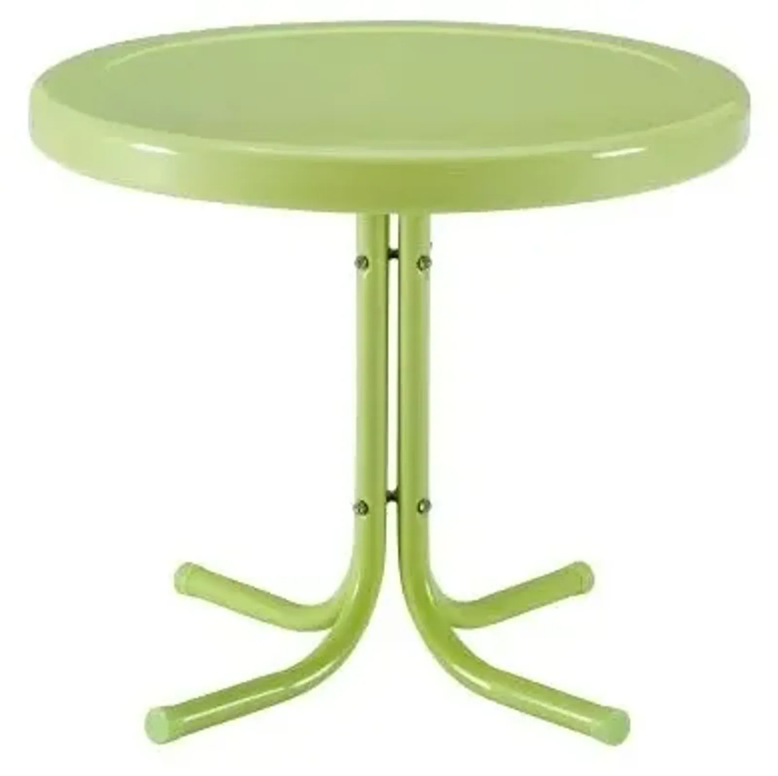 Crosley Furniture® Griffith Key Lime Gloss Outdoor Metal Side Table