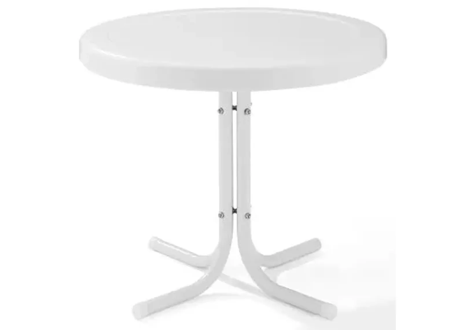 Crosley Furniture® Griffith White Satin Outdoor Metal Side Table