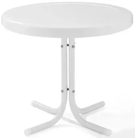 Crosley Furniture® Griffith White Satin Outdoor Metal Side Table