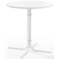 Crosley Furniture® Griffith White Satin Outdoor Metal Bistro Table