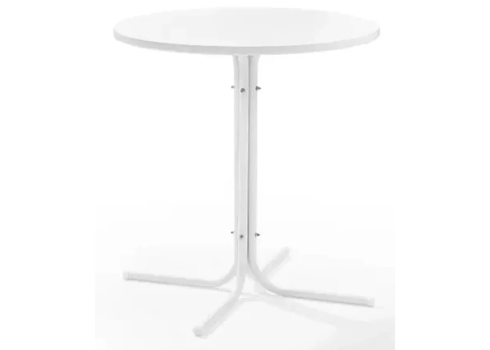 Crosley Furniture® Griffith White Satin Outdoor Metal Bistro Table