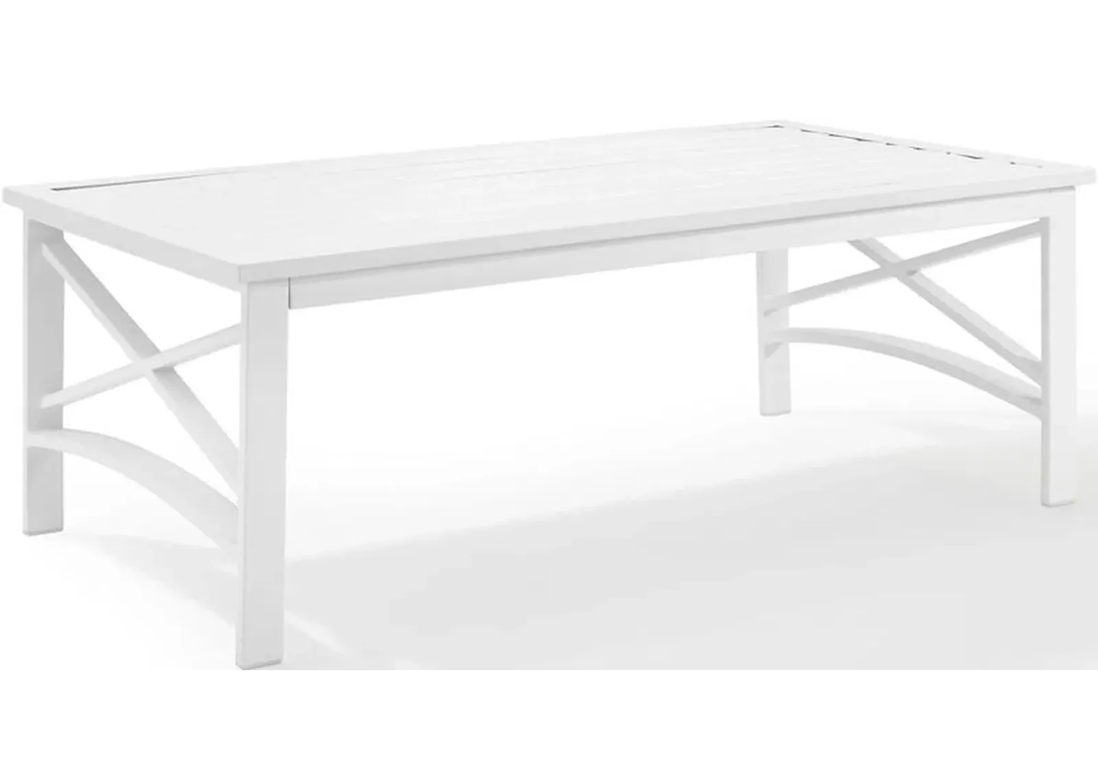 Crosley Furniture® Kaplan White Outdoor Coffee Table