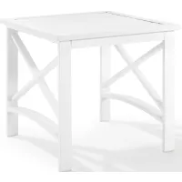 Crosley Furniture® Kaplan White Outdoor Side Table