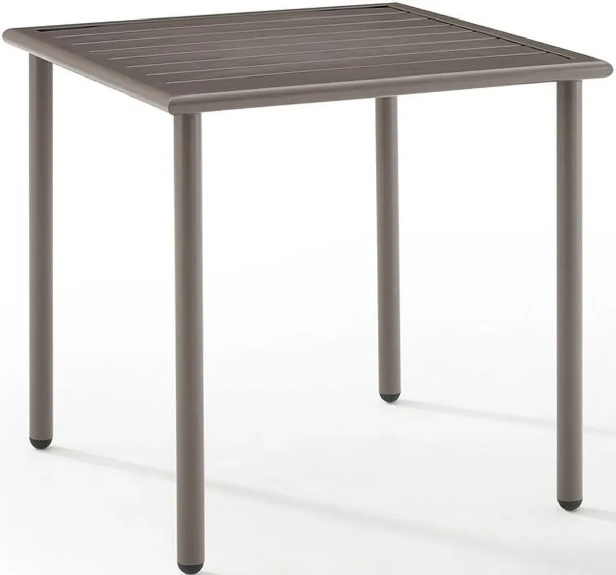 Armen Living Fineline and Clip 9Piece Dark Gray/Brick Red Indoor