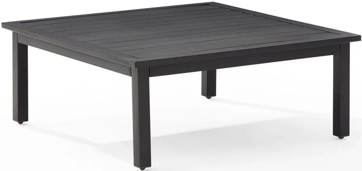 Crosley Furniture® Clark Matte Black Outdoor Coffee Table