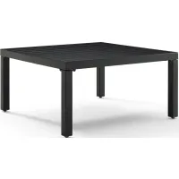 Crosley Furniture® Piermont Matte Black Outdoor Sectional Coffee Table