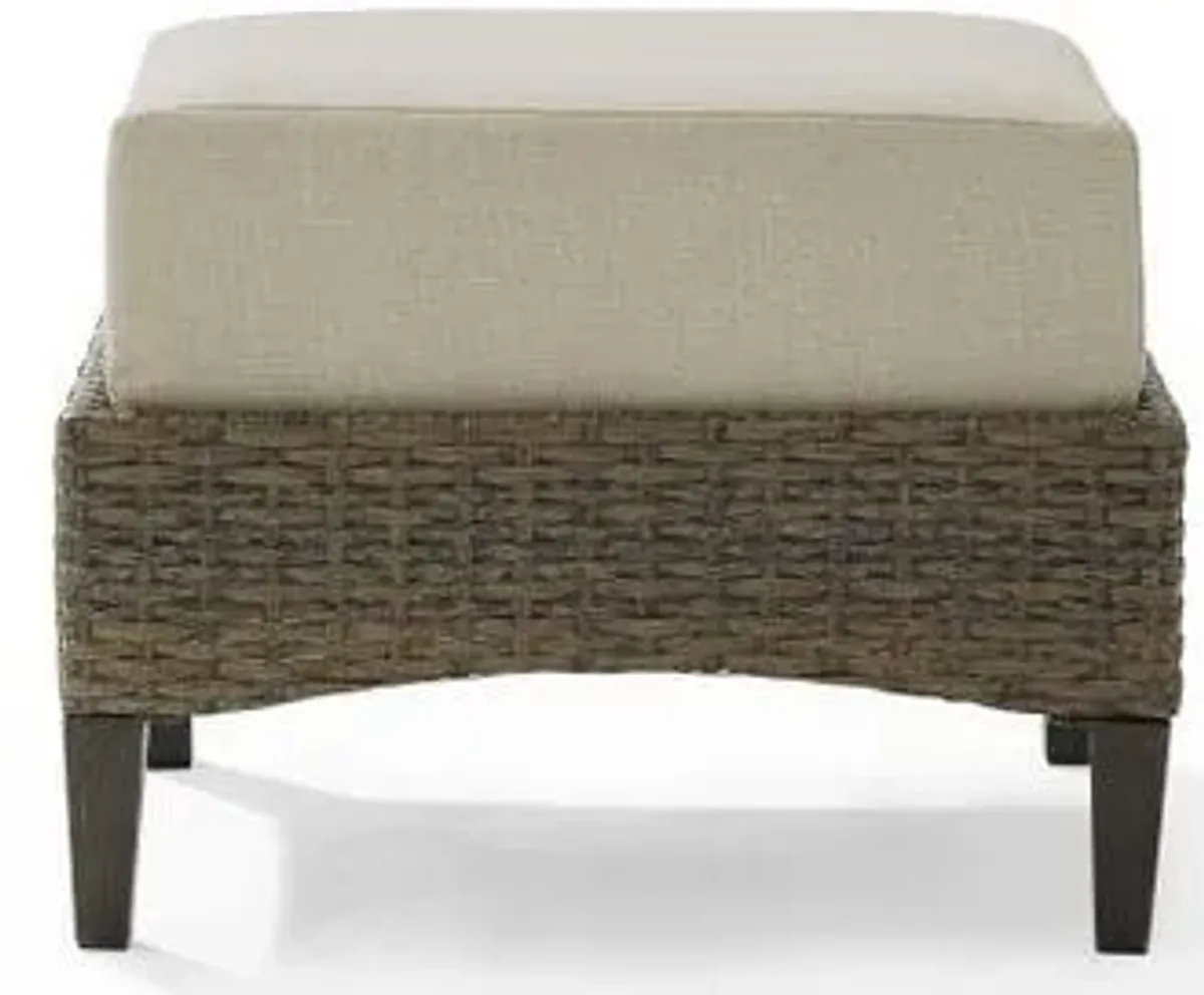 Crosley Furniture® Rockport Wicker Outdoor Ottoman