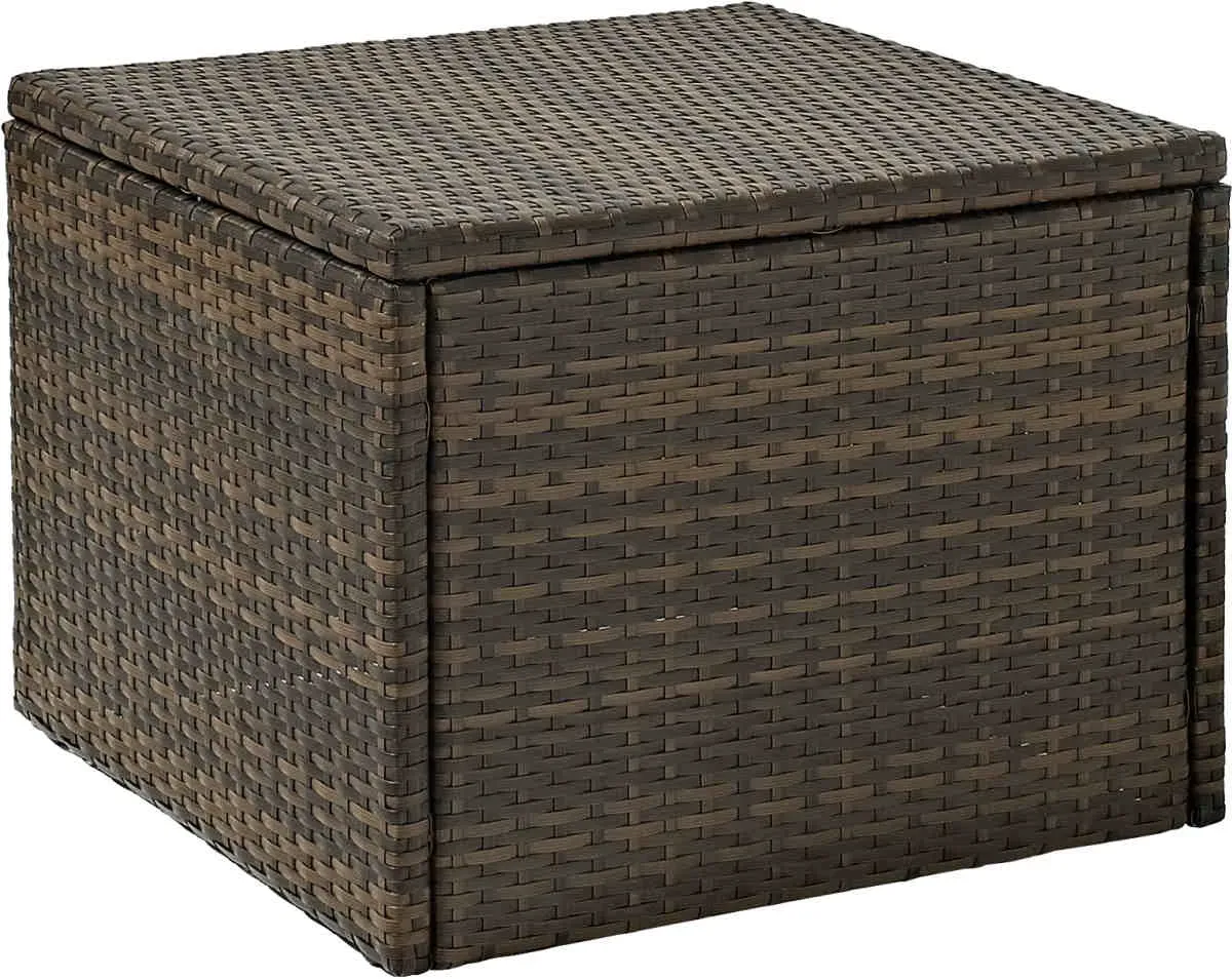 Crosley Furniture® Palm Harbor Brown Outdoor Wicker Coffee Sectional Table