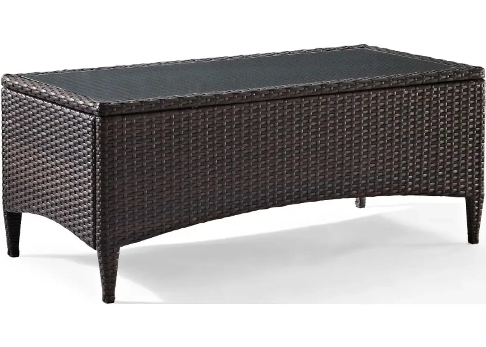 Crosley Furniture® Kiawah Brown Outdoor Wicker Coffee Table