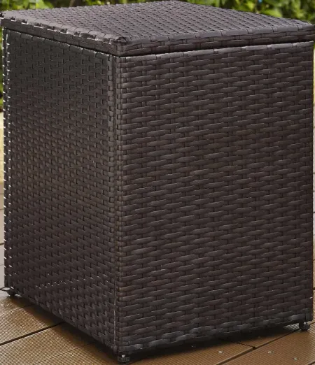 Crosley Furniture® Palm Harbor Brown Outdoor Wicker Side Table