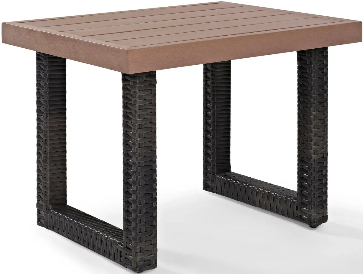 Crosley Furniture® Beaufort Brown Outdoor Side Table