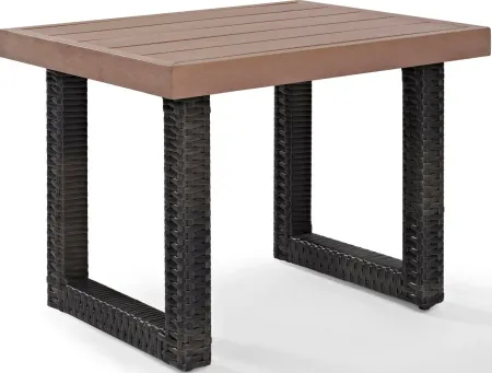 Crosley Furniture® Beaufort Brown Outdoor Side Table