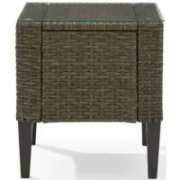 Crosley Furniture® Rockport Wicker Outdoor Side Table