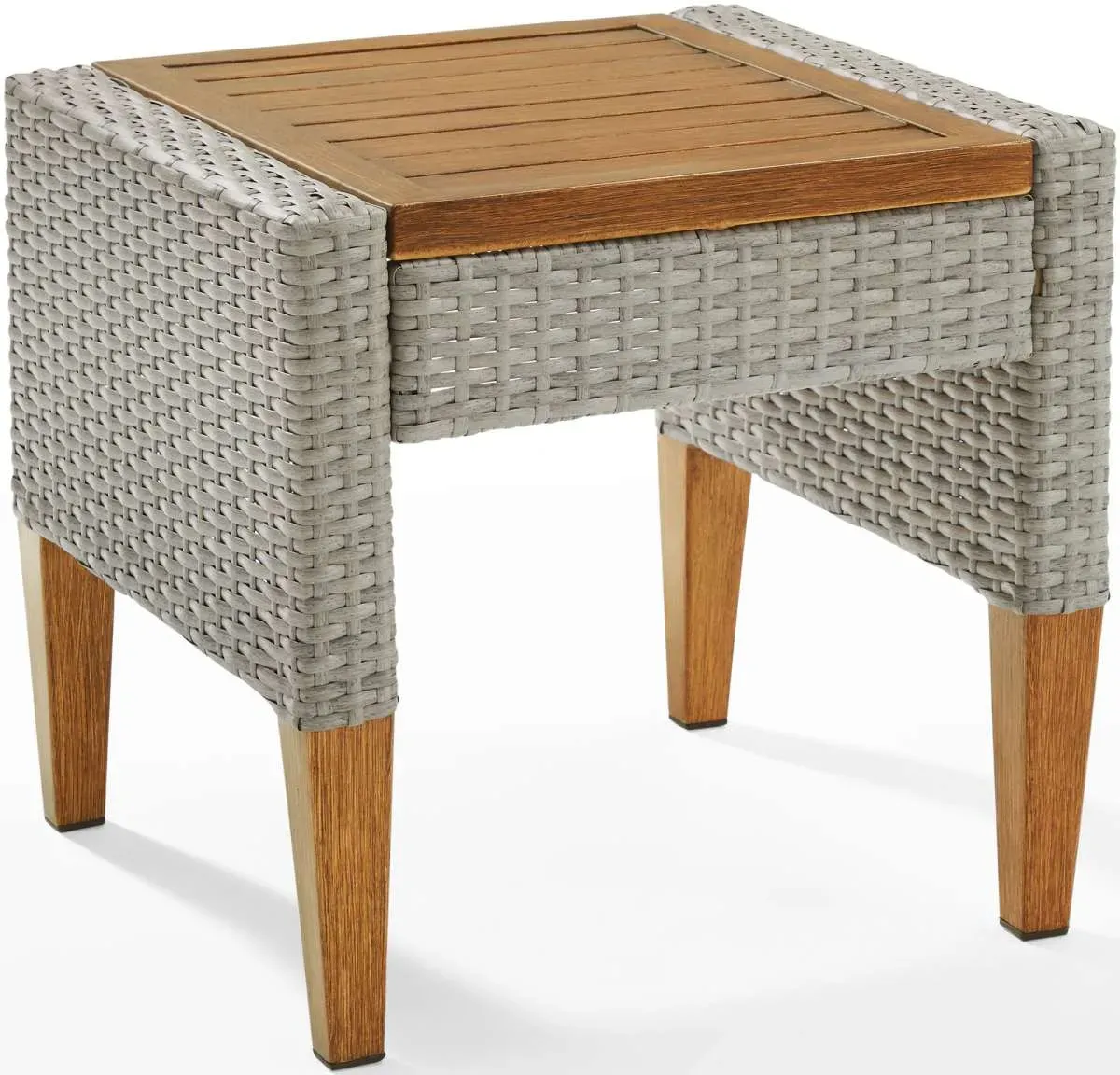 Crosley Furniture® Capella Gray/Acorn Outdoor Side Table