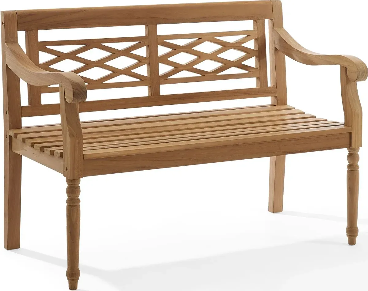 Crosley Furniture® Olivier Teak Indoor/Outdoor Bench