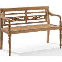 Crosley Furniture® Anika Teak Indoor/Outdoor Bench