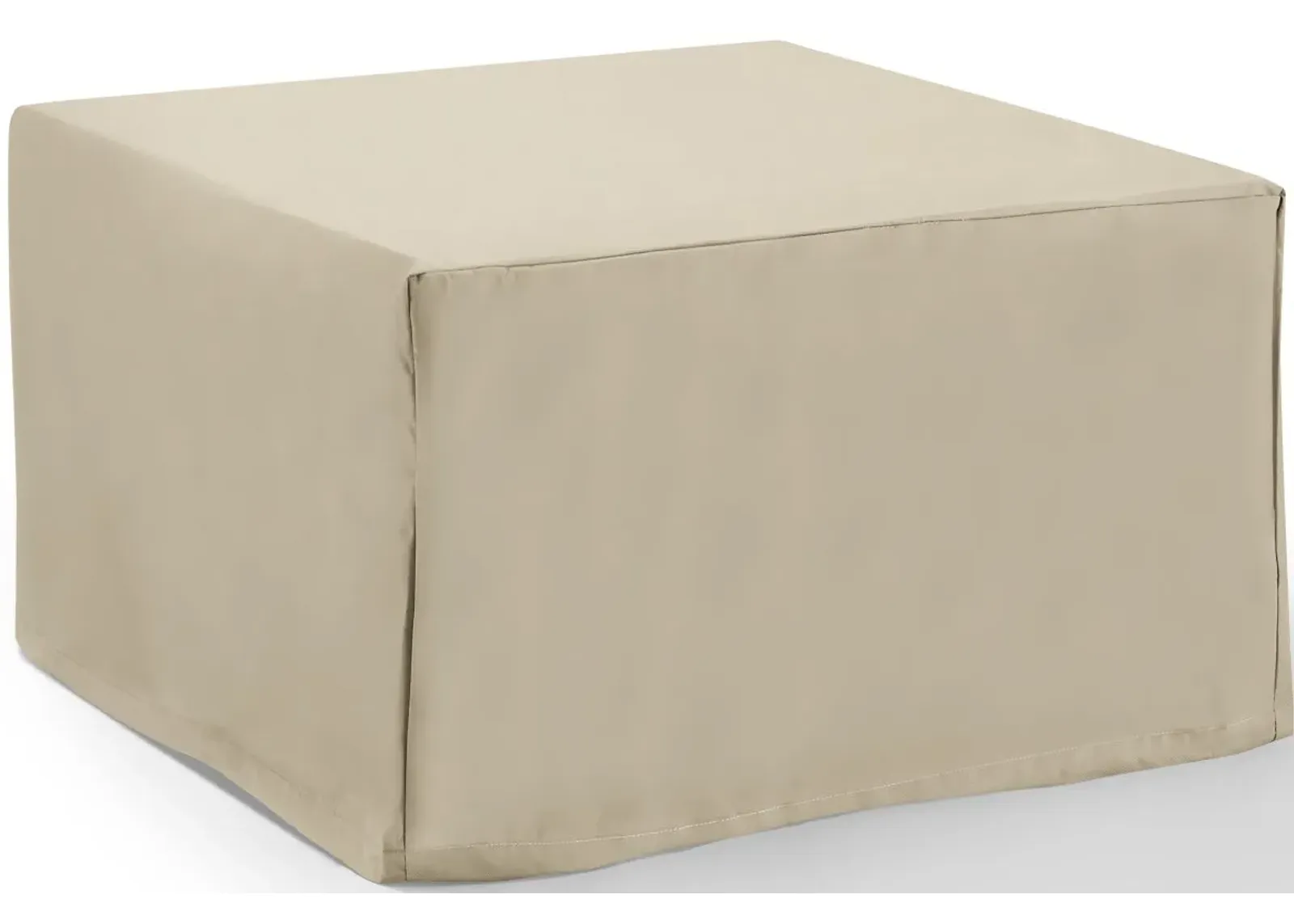 Crosley Furniture® Tan Outdoor Square Table and Ottoman Furniture Cover