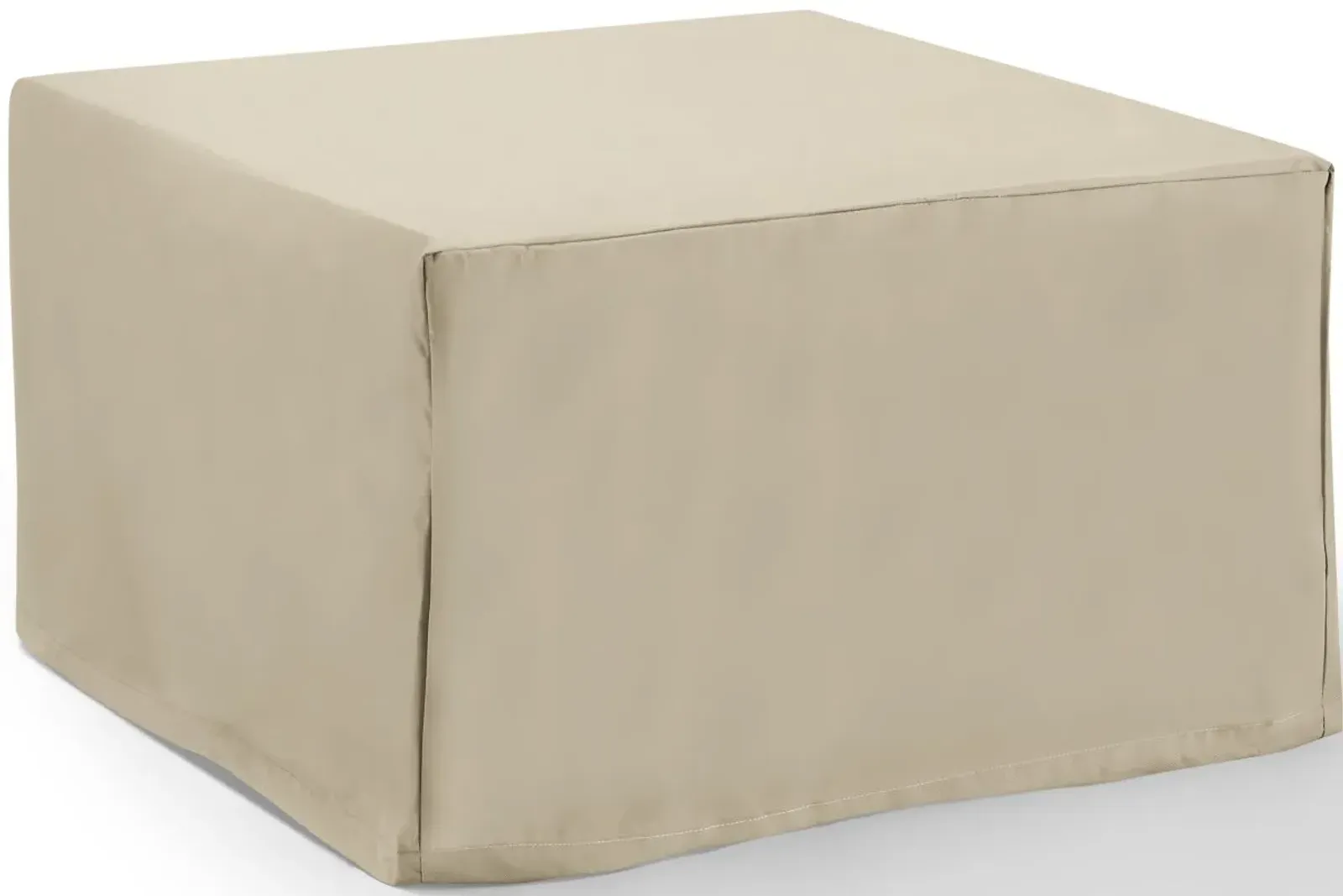 Crosley Furniture® Tan Outdoor Square Table and Ottoman Furniture Cover