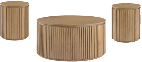 Steve Silver Co. Colvin 3-Piece Toffee Occasional Table Set