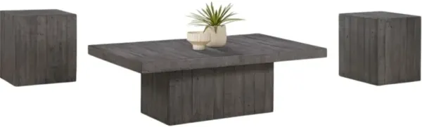 Steve Silver Co. Colson 3-Piece Gray Occasional Table Set