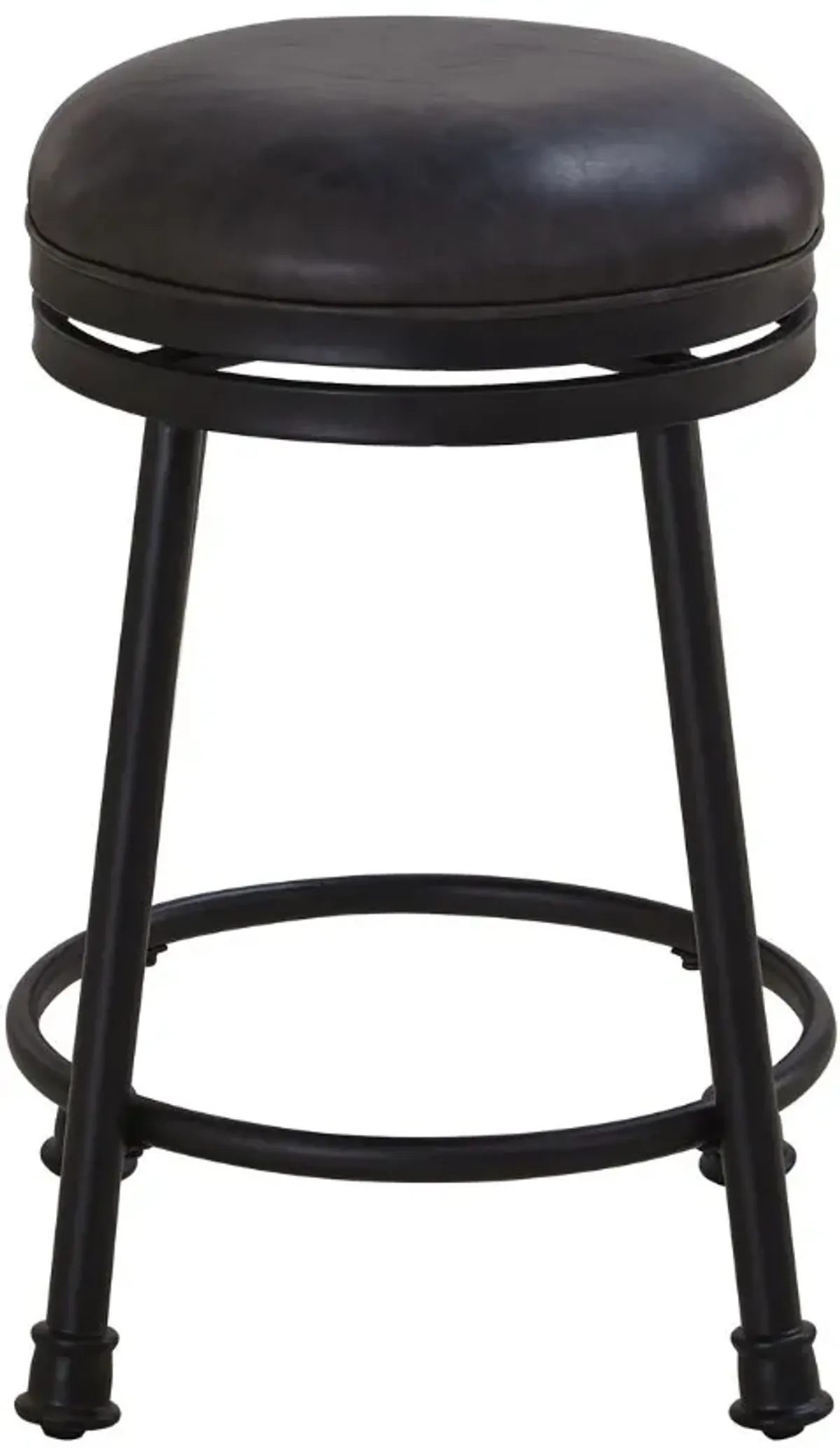 Steve Silver Co. Claire Black Swivel Counter Stool