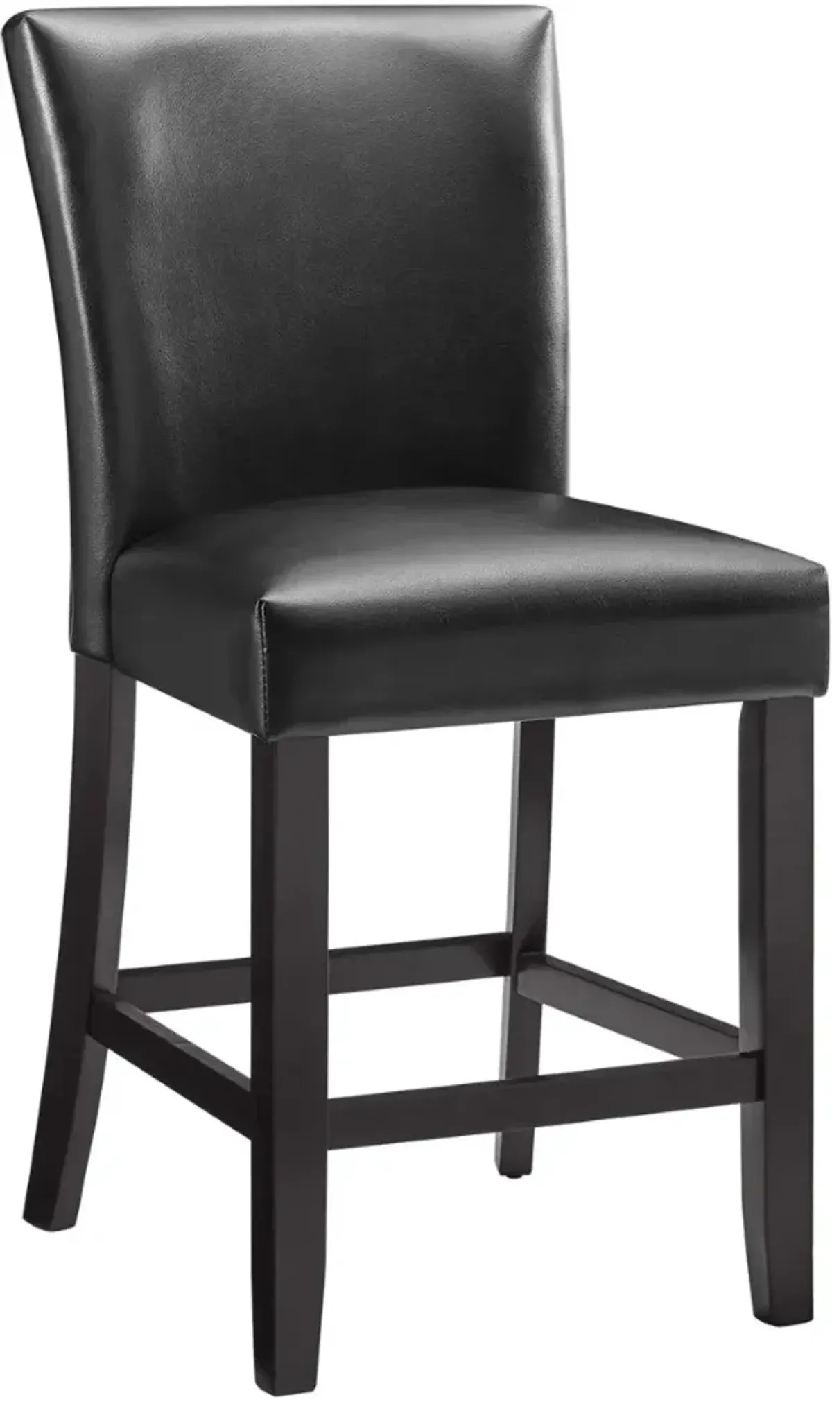 Steve Silver Co. Carrara Black Upholstered Counter Stool