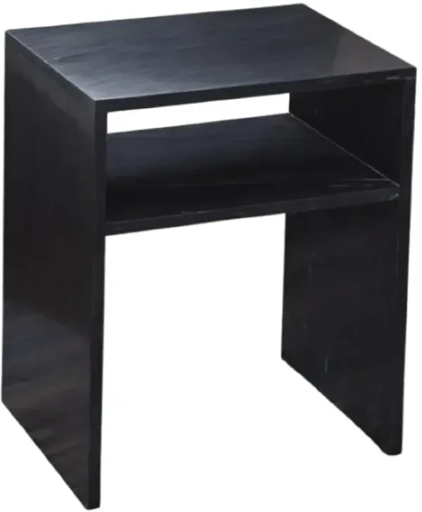 Steve Silver Co. Casey Black Marquina End Table