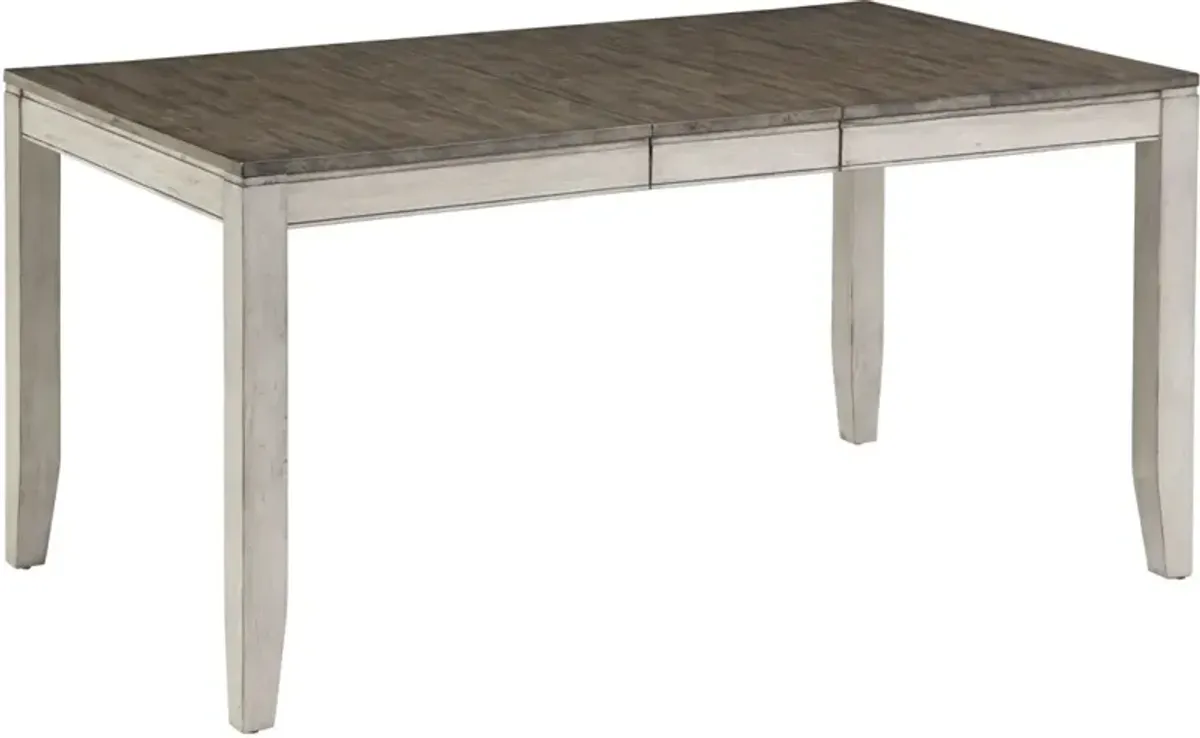 Steve Silver Co. Abacus 7-Piece Smoky Alabaster/Smoky Honey Dining Set