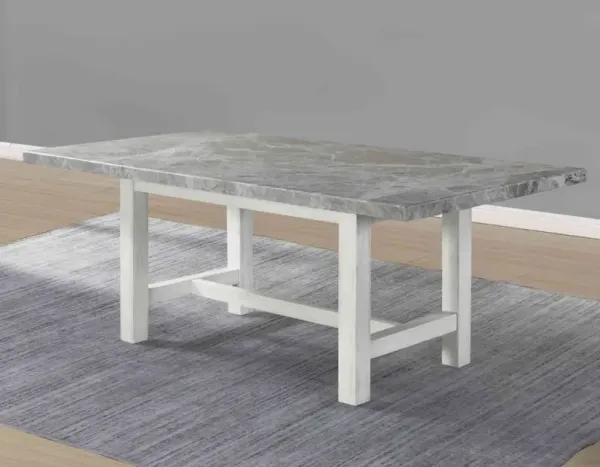 Steve Silver Co. Canova 5-Piece Cathedral White/Gray Dining Set