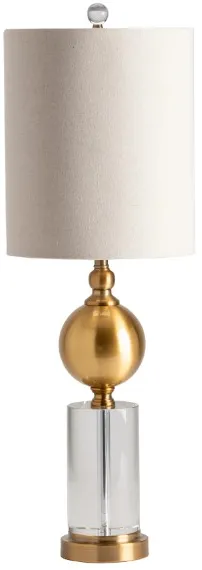 Crestview Collection Dupuis Brass Metal Table Lamp