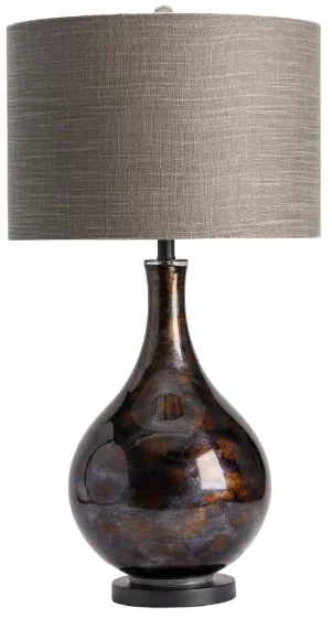 Crestview Collection Adler Dark Grey Table Lamp
