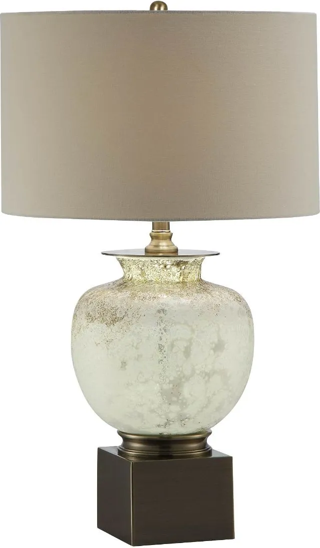 Crestview Collection Selborne Golden Opal Table Lamp