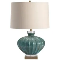 Crestview Collection Reeves Turquoise Volcanic Table Lamp