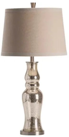 Crestview Collection Chloe I Mercury Glass Table Lamp 