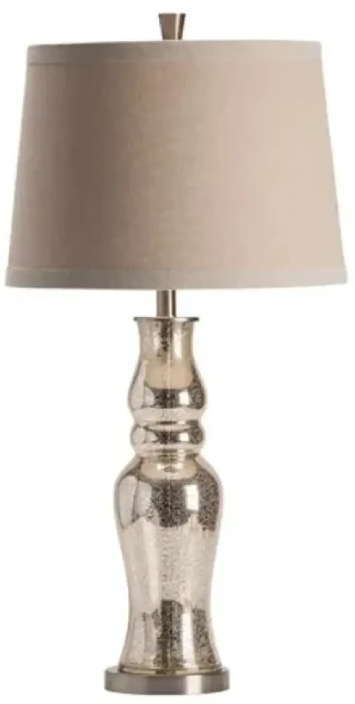 Crestview Collection Chloe I Mercury Glass Table Lamp 