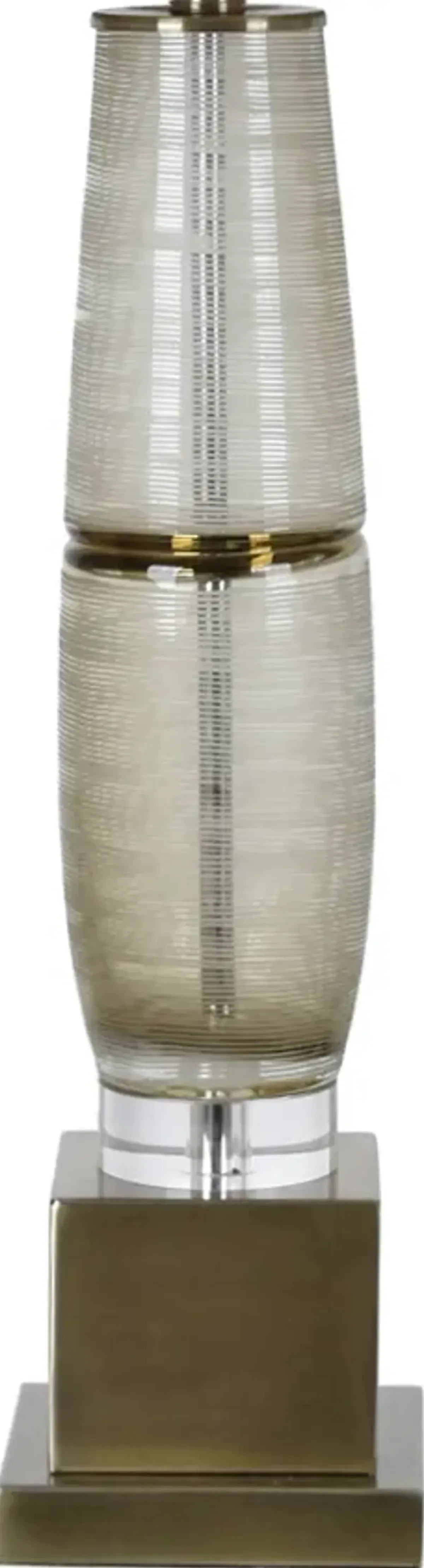 Crestview Collection Lowery Antique Glass/Brass Table Lamp