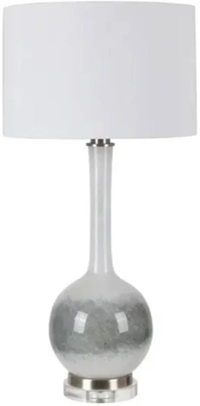Crestview Collection Orion Gray/White Table Lamp