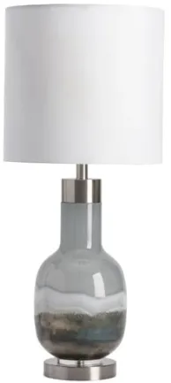 Crestview Collection Saluti Blue/Grey Table Lamp
