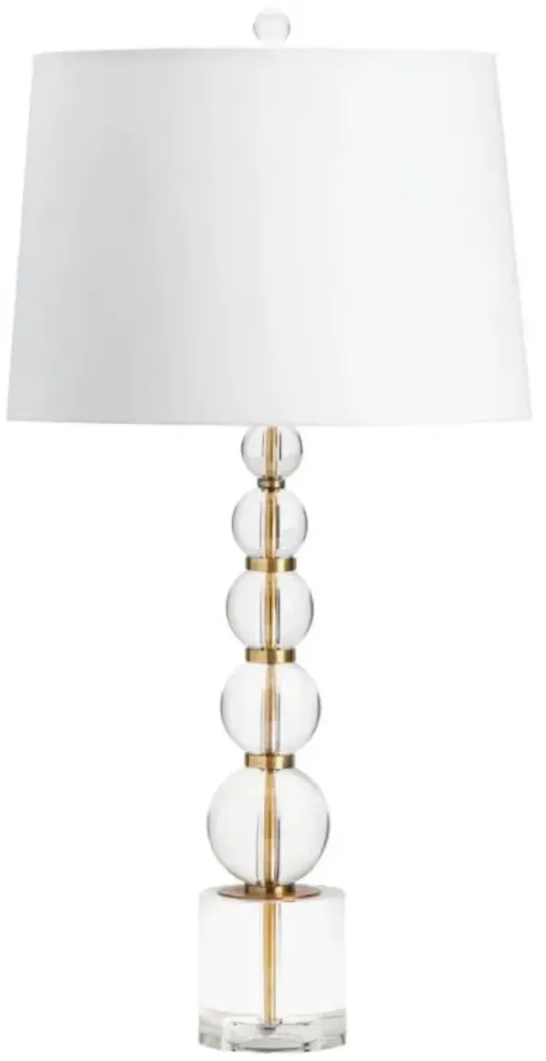 Crestview Collection Nola Gold/White Table Lamp