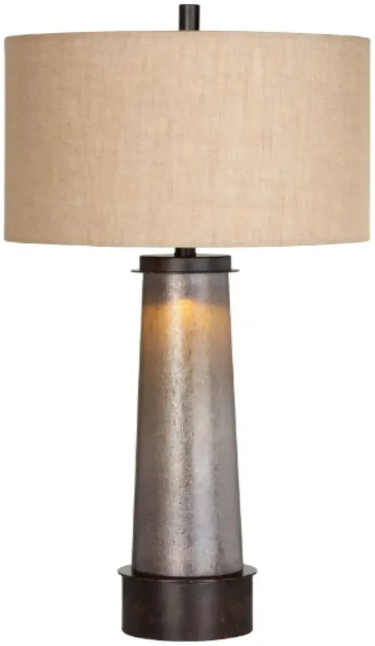 Crestview Collection Rhodes Bronze Table Lamp with Nightlight