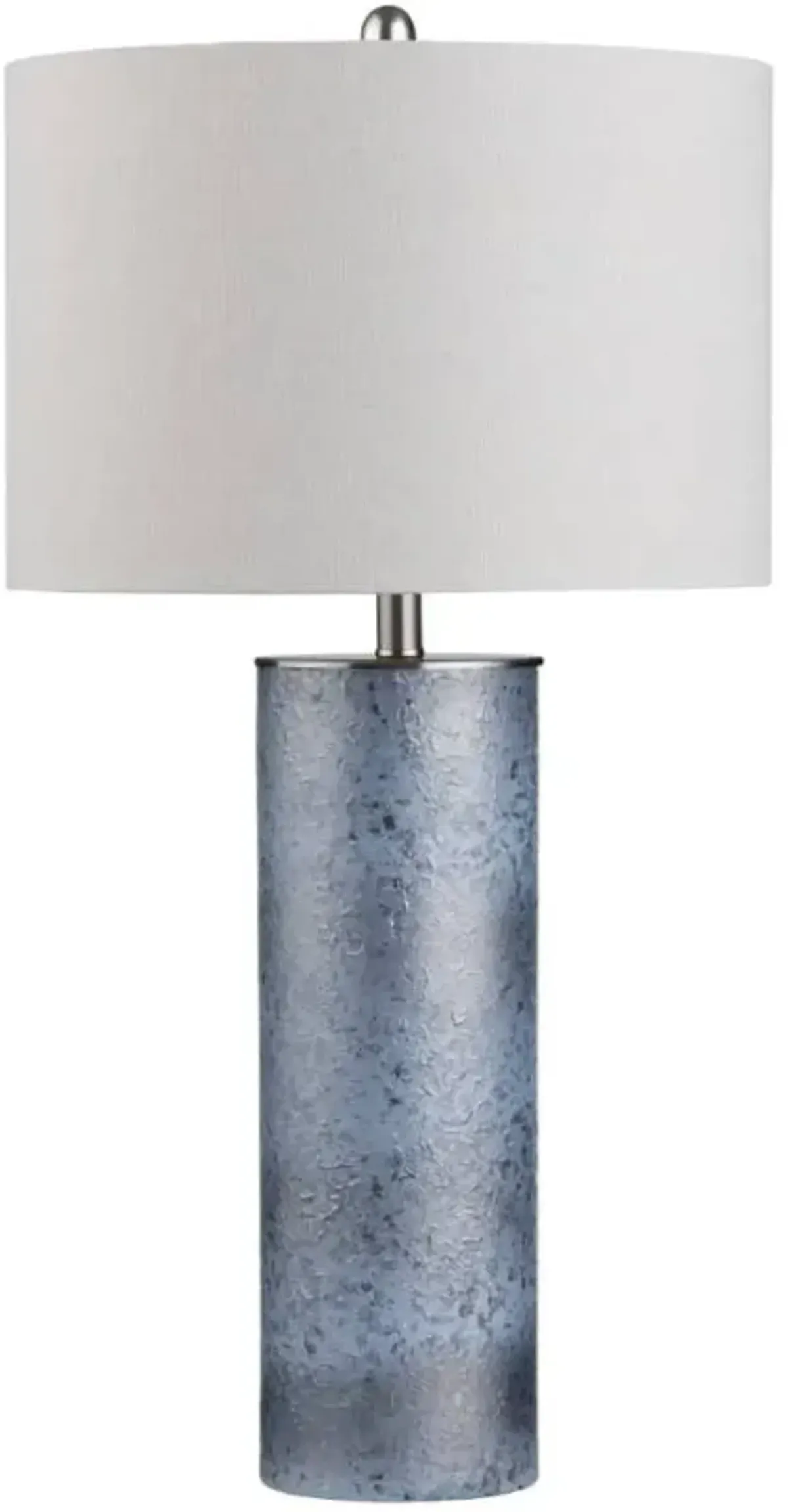 Crestview Collection Katz Peralized Cylinder Table Lamp