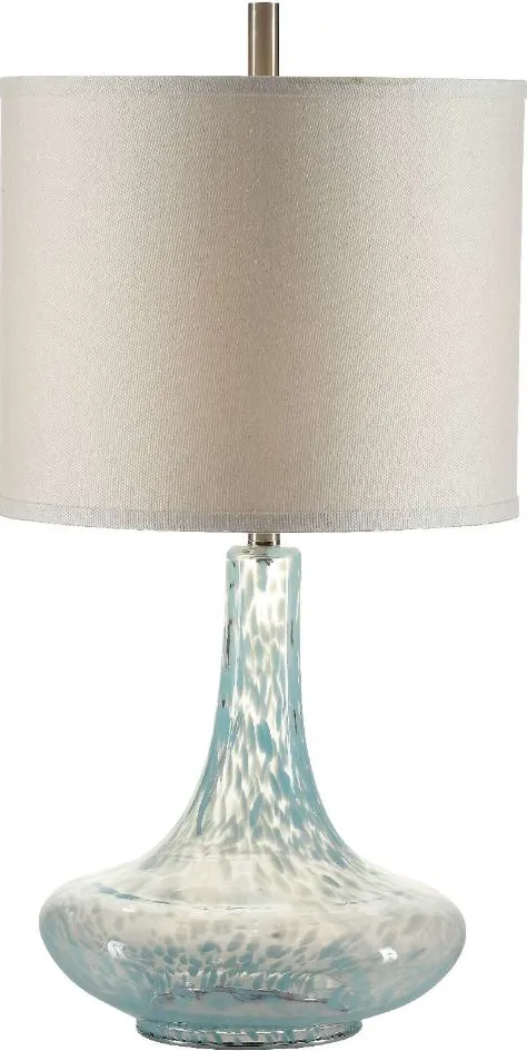 Crestview Collection Pasha Light Blue Table Lamp