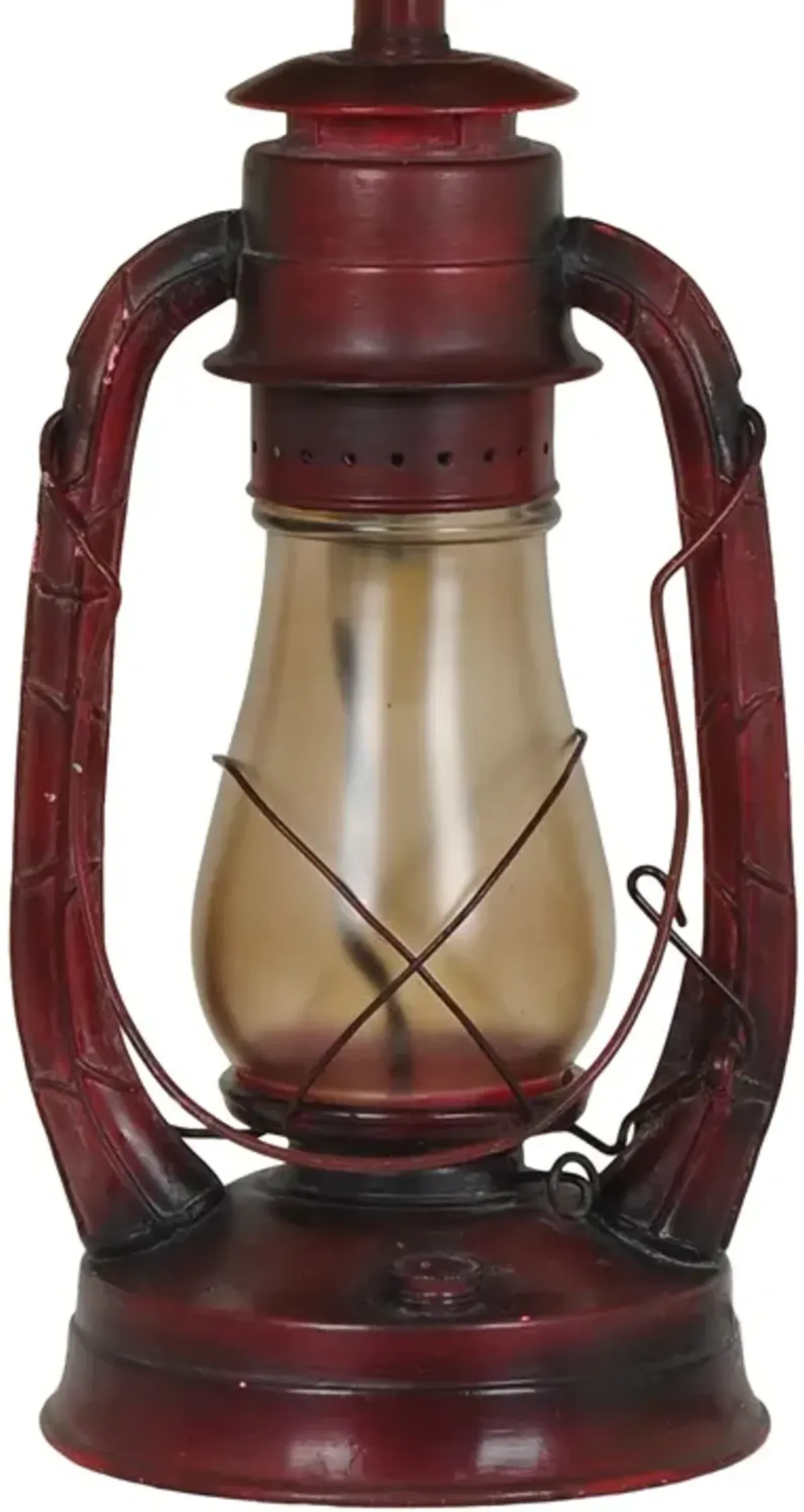 Crestview Collection Lauren Rustic Red Table Lamp