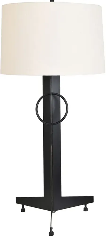 Crestview Collection Windermere Black/White Table Lamp