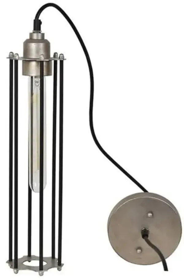 Crestview Collection Hudson Antique Brass Pendant Lamp